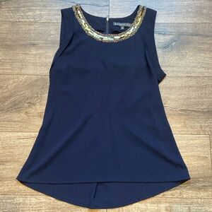 Navy blue tank top